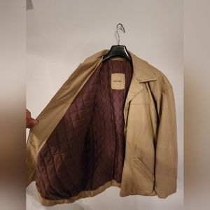 Argentina leather tan jacket
